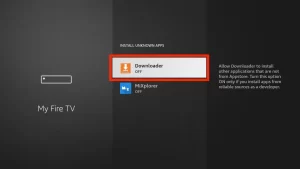 5 TURN ON DOWNLOADER